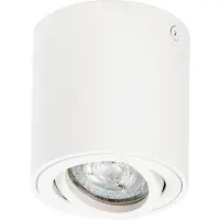 Osram Spot, inbouwspot, rond, wit, met GU10-fitting, kan worden uitgerust met een gewone of slimme lamp, flexibele lichtbundelhoek, beschermingsklasse IP20, hoogwaardige behuizing