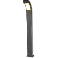 LUCANDE Buitenverlichting , LENNIK, Zwart, Terras, Aluminium, Modern