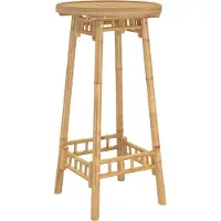 Syfax Bartafel voor buiten Rond Ø55x100 cm bamboe
