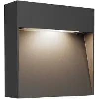 LUCANDE Buitenverlichting , Noreia, dimbare, Zwart, Balkon, Aluminium, Modern
