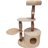 Laroy Krabpaal Nuno Natural Wood beige (100 cm) Per stuk