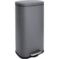 SVITA TQ30 afvalemmer 30L pedaalemmer afvalemmer softclose deksel grijs