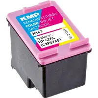 KMP 1741,4030 H163 Kleurenpatronen, 3-kleurig, compatibel met HP C2P07AE 62 XL