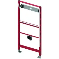Tece TECEprofil Urinoir Inbouwframe Voor Opbouw Drukspoeler 1120mm - Staal - Toiletten, Urinoirs, Urinoir Inbouwframes - 4027255011557