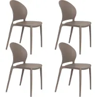 Housecraft living tuinstoel Sjoerd (set van 4)