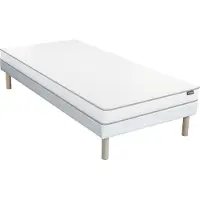 Vente-unique Set 90 x 190 cm bedbodem + schuimmatras 12 cm dik - ASTYANAX van YSMÉE L 190 cm x H 30 cm x D 90 cm