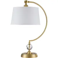 QUOIZEL LED Tafellamp Jenkins | 1X E27 Max 60W | Brushed Brass