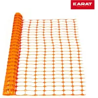 Floordirekt Afsluitingshek ChesterMazen: 10x4 cmHoogte: 100 cmLengte: 50 meterKleur: Oranje