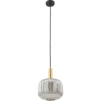 LINDBY Hanglampe , Doroteo, dimbare, Grijs, Eetkamer, Glas, Vintage / Retro