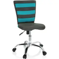 Hjh OFFICE KIDDY COMFORT I - Kinder bureaustoel Grijs / Turkoois