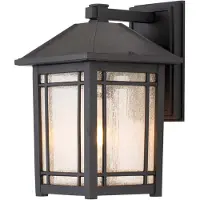 Elstead Lighting LED Wand Buitenlamp Cedar Point | 1X E27 Max 60W | IP44 | Dimbaar | Black