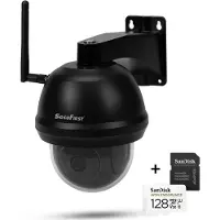 SecuFirst CAM214Z met 64GB opslag Dome Camera zwart - IP Camera draai- en kantelbaar voor buiten - FHD 1080P