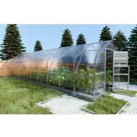 KLASIKA GREENHOUSES KLASIKA DROP - Tuinkas - 30m² - 2,5 m x 12 m - 6 mm Dikte - Kweekkas - Polycarbonaat afdekking