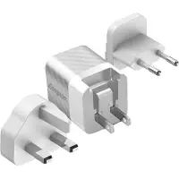 Inny Power Delivery oplader - 20 W - EU/UK/US, zilver