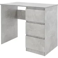 ML-Design Bureau Mella | mdf grijs 90x76x50 cm bureaus | NADUVI