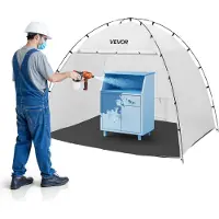 Vevor Draagbare spuitcabine-tent (233x172x190 cm werkoppervlak) Spuitcabine-tent voor spuitverven