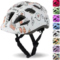 Apollo kinder fietshelm, helm voor kinderen & tieners, multisport helm, fietshelm voor meisjes, fietshelm voor jongens, kinderhelm vanaf 3 jaar, verstelbare kinderhelm