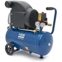 HBM oliegesmeerde compressor, 24 liter
