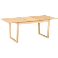 Beliani CAMDEN - Uitschuifbare eettafel - Lichtbruin - 160/200 x 95 cm - MDF