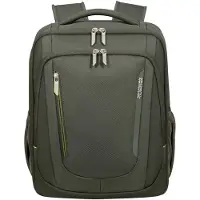 American Tourister Wanderlite Cabin Backpack - 26.5 liter - 40x30x20 cm - 15.6" laptopvak - dark khaki weekendtas handbagage