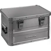Promat /Tecwerk Aluminium box | L430xB330xH275mm 29 l | met klapdeksel en cilinderslot - 9000447950