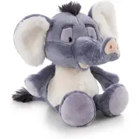 Nici Elephant El-flora Teddy 25 Cm Grijs Kinderen