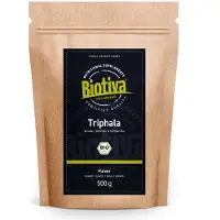 Good Organics GmbH Biotiva Triphala Poeder, 500g, afkomstig uit biologische teelt