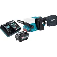 Makita BS 001 GT101 Accubandschuurmachine 40 V max. 76 x 533 mm Borstelloos + 1x oplaadbare accu 5.0 Ah + lader