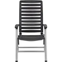 Kettler Wave verstelbare fauteuil aluminium/Kettalux-Plus