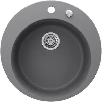 Bergström Spoelbak Grijs 50.5 x 50.5 cm Rond, Model 12541