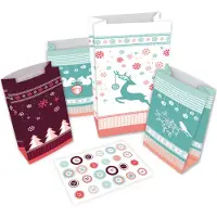 Roth adventskalender "Winterbos" met 24 zakjes en cijferlabels 1-24