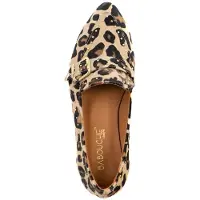 Babouche - Luna panterprint loafers Leer Dames | Maat 39