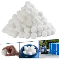 Arebos Filterballen Filterkogels Zandfilter 700gr vervang 25 kg Filterzand Wit