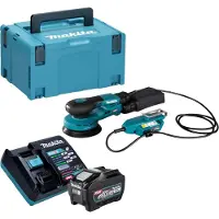 Makita Slijpmachine + polijstmachine, BO 001 CGT101 Accuschuurmachine 40 V max. 125 mm 5,0 mm slag Borstelloos + 1x oplaadbare accu 5,0 Ah (Excentrische schuurmachine)