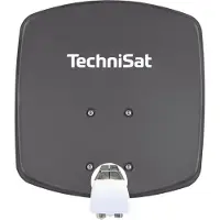 Technisat DigiDish 33, frequentiebereik 10,7 - 12,75 GHz, 950 - 2150 MHz, demping 0,6 dB, kleur grijs, materiaal aluminium, diameter 33 cm