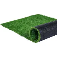 Vevor Kunstgras 1530x3050mm Gazontapijt per meter PP+PE Materialen Kunstgras Tapijt 35mm Poolhoogte Dichtheid van 17.000 steken met drainagegaten Ideaal voor buiten Tuinen Patio's