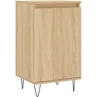 Syfax Dressoir 40x35x70 cm bewerkt hout sonoma eikenkleurig