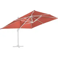 Oviala - Parasoldoek voor een 4x3m zweefparasol in terracotta - Caserta