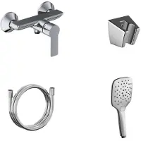 Ravak Solar - Douchekraan met accessoires, chroom X07S107