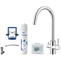 Kielle Wimeo - Keukenkraan inclusief filter, chroom 10525SFI110