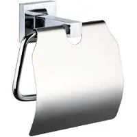 Kielle Harmonia - Toiletrolhouder met deksel, chroom 40423000