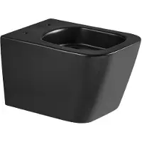 Kielle Arkas I - Hangend toilet, Vortex Rimless+, mat zwart 30111014