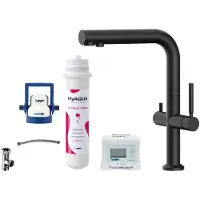 Kielle Wimeo - Keukenkraan inclusief filter, mat zwart 10525SFI184