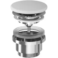 Ravak Flat - Niet-afsluitbare afvoerplug, Smoke Grey X03071