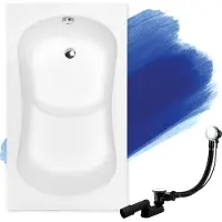 Badland ARIA REHAB ligbad 120 x 70 cm wit