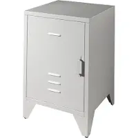 Vipack Nachtkastje Bronxx, met 1 deur met magnetische sluiting, daarachter 2 ruime vakken