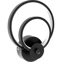 Toolight Led Wandlamp App1042-w Zwart Mat
