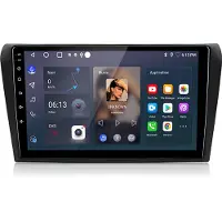 Junsun Android 15 Autoradio Geschikt Voor Mazda 3 2003-2009 BK Accessoires, 2GB+64GB, Draadloze CarPlay & Andriod Auto, DAB+, GPS-Navigatie, Bluetooth, 9-inch Touchscreen, DSP, Quad-core processor