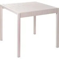 Beliani BARTICA - Tuintafel - Beige - 81 x 84 cm - Synthetisch materiaal