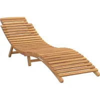 Syfax Tuininfurniture Sunlounger met kussen Bruin 198 x 55 x 58,5 cm